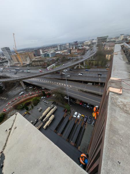 Marriott Hotel, Glasgow – Rope Access Window Cleaning Main Photo